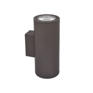 A photo showing the Koala UD exterior wall light which has bidirectional up and down light distribution.