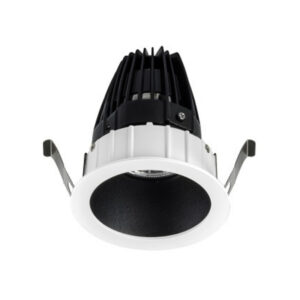 Photo of Capri-85 architectural low glare LED downlight showing the complete unit.