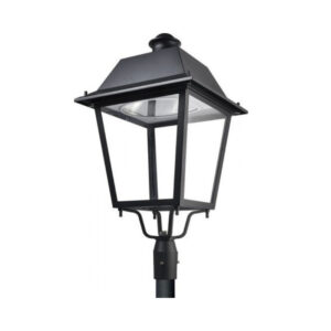 Photo of the modern Chelmsford luminaire, an updated die-cast aluminium version of the classic lantern.